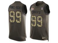 Nike Rakeem Nunez-Roches Green Men's Jersey - NFL Kansas City Chiefs #99 Salute to Service Tank Top