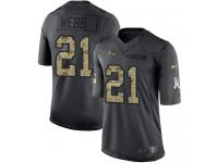 Nike Ravens #21 Lardarius Webb Black Youth Stitched NFL Limited 2016 Salute to Service Jersey