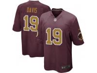 Nike Robert Davis Washington Redskins Men's Game Burgundy Alternate Jersey
