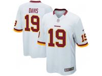 Nike Robert Davis Washington Redskins Men's Game White Jersey