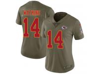 Nike Sammy Watkins Limited Olive Women's Jersey - NFL Kansas City Chiefs #14 2017 Salute to Service