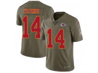 Nike Sammy Watkins Limited Olive Youth Jersey - NFL Kansas City Chiefs #14 2017 Salute to Service
