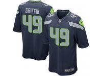 Nike Shaquem Griffin Game Navy Blue Home Men's Jersey - NFL Seattle Seahawks #49