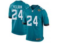 Nike T.J. Yeldon Game Teal Green Alternate Youth Jersey - NFL Jacksonville Jaguars #24