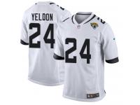 Nike T.J. Yeldon Game White Road Youth Jersey - NFL Jacksonville Jaguars #24