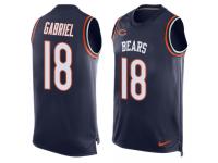 Nike Taylor Gabriel Navy Blue Men's Jersey - NFL Chicago Bears #18 Player Name & Number Tank Top