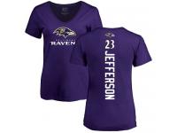 Nike Tony Jefferson Purple Backer Women's - NFL Baltimore Ravens #23 T-Shirt