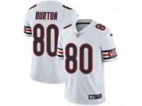 Nike Trey Burton Limited White Road Men's Jersey - NFL Chicago Bears #80 Vapor Untouchable