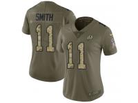 Nike Washington Redskins #11 Alex Smith Olive Camo Women's Stitched NFL Limited 2017 Salute to Service Jersey
