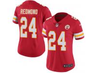 Nike Will Redmond Limited Red Home Women's Jersey - NFL Kansas City Chiefs #24 Vapor Untouchable