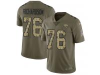 Nike Will Richardson Limited Olive Camo Youth Jersey - NFL Jacksonville Jaguars #76 2017 Salute to Service