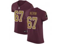 Nike Zac Kerin Washington Redskins Men's Elite Burgundy Alternate Vapor Untouchable Jersey
