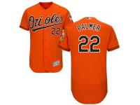 Orange Jim Palmer Men #22 Majestic MLB Baltimore Orioles Flexbase Collection Jersey