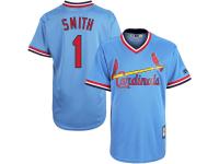 Ozzie Smith St. Louis Cardinals Majestic Youth Cooperstown Collection Cool Base Player Jersey - Light Blue