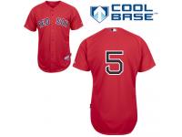 Red Allen Craig Men #5 Majestic MLB Boston Red Sox Cool Base Alternate Jersey