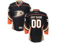 Reebok Anaheim Ducks NHL Youth Custom Premier Jersey - Black