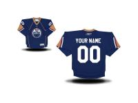 Reebok Edmonton Oilers Youth Replica Alternate Custom Jersey - Navy Blue