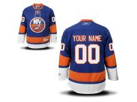 Reebok New York Islanders Men's Premier Home Custom Jersey - Royal Blue