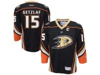 Ryan Getzlaf Anaheim Ducks Reebok Youth Replica Player Hockey Jersey C Black