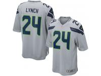 Seattle Seahawks Marshawn Lynch Youth Alternate Jersey - Grey Nike NFL #24 Game