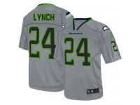 Seattle Seahawks Marshawn Lynch Youth Jersey - Lights Out Grey Nike NFL #24 Game