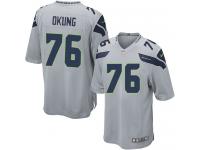 Seattle Seahawks Russell Okung Youth Alternate Jersey - Grey Nike NFL #76 Game