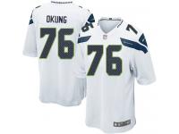 Seattle Seahawks Russell Okung Youth Road Jersey - White Nike NFL #76 Game