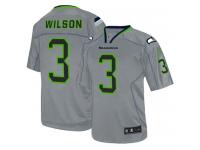 Seattle Seahawks Russell Wilson Youth Jersey - Lights Out Grey Nike NFL #3 Game