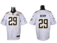Super Bowl 50 Nike Kansas City Chiefs #29 Eric Berry Men Elite White Jerseys