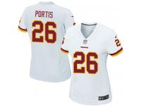 Washington Redskins Clinton Portis Women's Road Jersey - White Nike NFL #26 Game