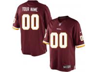 Washington Redskins Customized Men's Home Jersey - Burgundy Red Nike NFL Limited