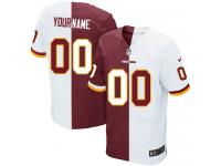 Washington Redskins Customized Men's Jersey - Team/Road Two Tone Nike NFL Limited