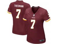 Washington Redskins Joe Theismann Women's Home Jersey - Burgundy Red Nike NFL #7 Game