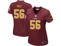 Washington Redskins Perry Riley Women's Alternate Jersey - Burgundy Red 80th Anniversary Nike NFL #56 Game