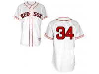 White David Ortiz Men #34 Majestic MLB Boston Red Sox 1936 Turn Back The Clock Jersey