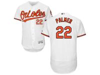 White Jim Palmer Men #22 Majestic MLB Baltimore Orioles Flexbase Collection Jersey