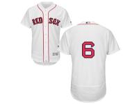 White Johnny Pesky Men #6 Majestic MLB Boston Red Sox Flexbase Collection Jersey