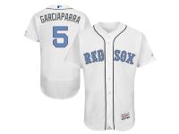 White Nomar Garciaparra Men #5 Majestic MLB Boston Red Sox 2016 Father Day Fashion Flex Base Jersey