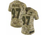 Women Nike Baltimore Ravens #97 Michael Pierce Limited Camo 2018 Salute to Service NFL Jersey