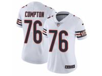 Women Nike Chicago Bears #76 Tom Compton White Vapor Untouchable Limited Player NFL Jersey