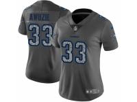 Women Nike Dallas Cowboys #33 Chidobe Awuzie Gray Static Vapor Untouchable Game NFL Jersey