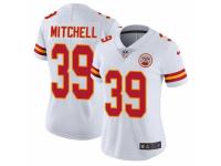 Women Nike Kansas City Chiefs #39 Terrance Mitchell White Vapor Untouchable Limited Player NFL Jersey