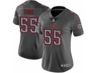 Women Nike Kansas City Chiefs #55 Dee Ford Gray Static Vapor Untouchable Game NFL Jersey