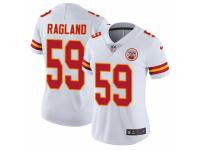 Women Nike Kansas City Chiefs #59 Reggie Ragland White Vapor Untouchable Limited Player NFL Jersey