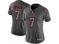 Women Nike Kansas City Chiefs #7 Harrison Butker Gray Static Vapor Untouchable Game NFL Jersey