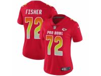 Women Nike Kansas City Chiefs #72 Eric Fisher Limited Red AFC 2019 Pro Bowl NFL Jersey