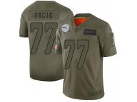 Women's #77 Limited Ethan Pocic Camo Football Jersey Seattle Seahawks 2019 Salute to Service