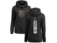 Women's Adidas NHL Vegas Golden Knights #21 Cody Eakin Backer Black Pullover Hoodie Adidas