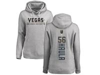 Women's Adidas NHL Vegas Golden Knights #56 Erik Haula Backer Gray Pullover Hoodie Adidas