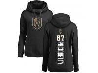 Women's Adidas NHL Vegas Golden Knights #67 Max Pacioretty Backer Black Pullover Hoodie Adidas